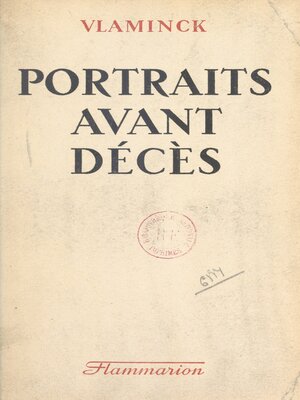 cover image of Portraits avant décès